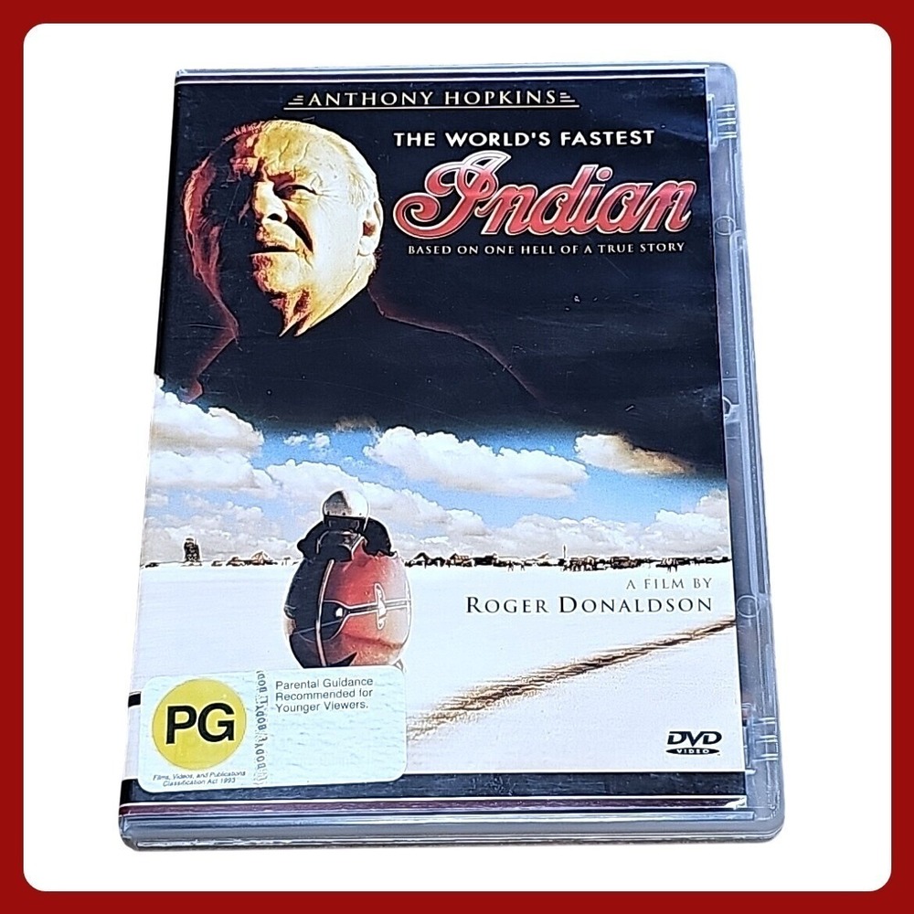The World's Fastest Indian DVD Anthony Hopkins 2005‎ Movie Biography True Story
